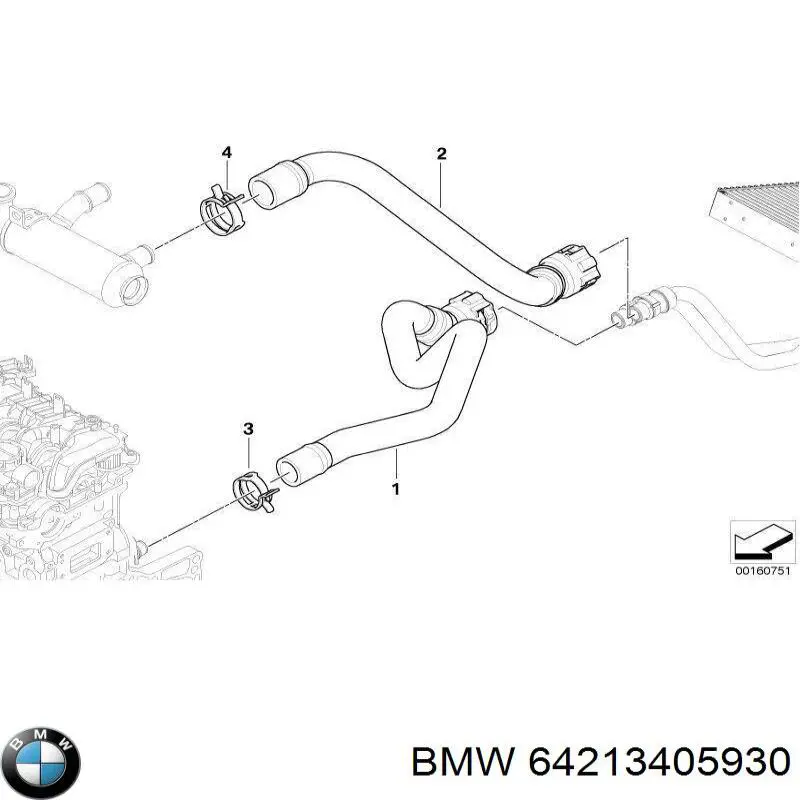  BMW 64213405930 цена, от 3.76 USD