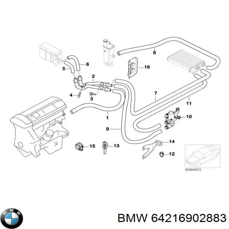 64216902883 BMW 