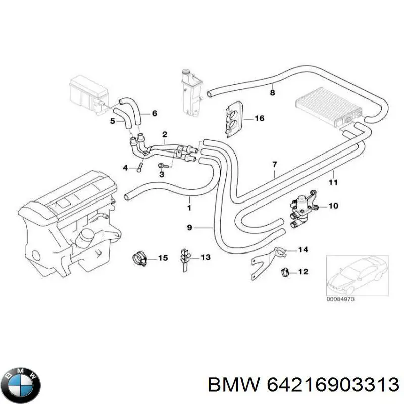 64216903313 BMW 