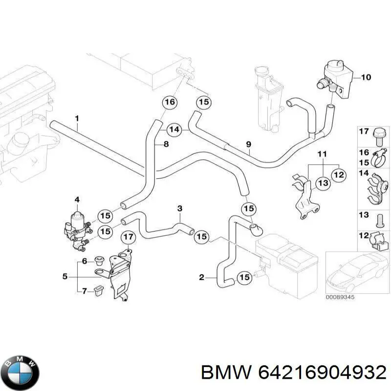 64216904932 BMW 