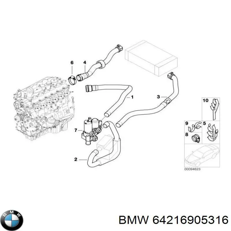  64216905316 BMW