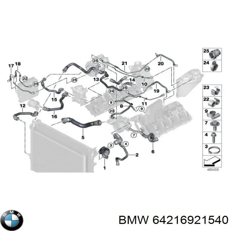  64216921540 BMW