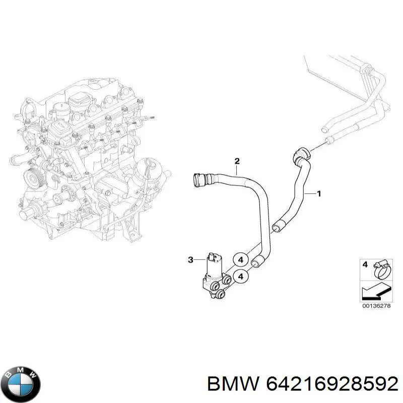  64216928592 BMW