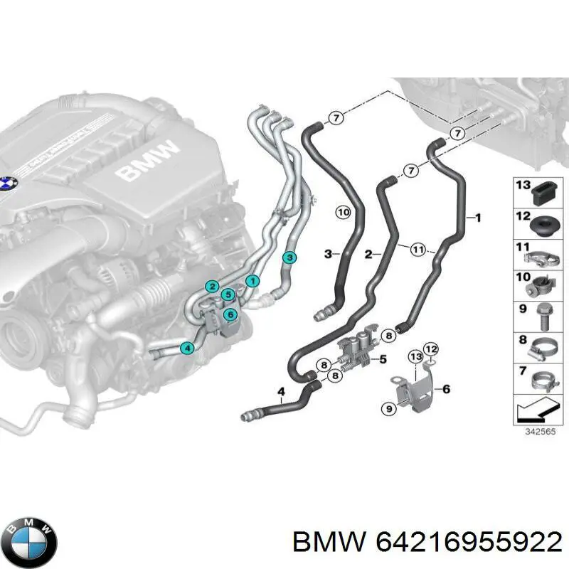 64216955922 BMW 