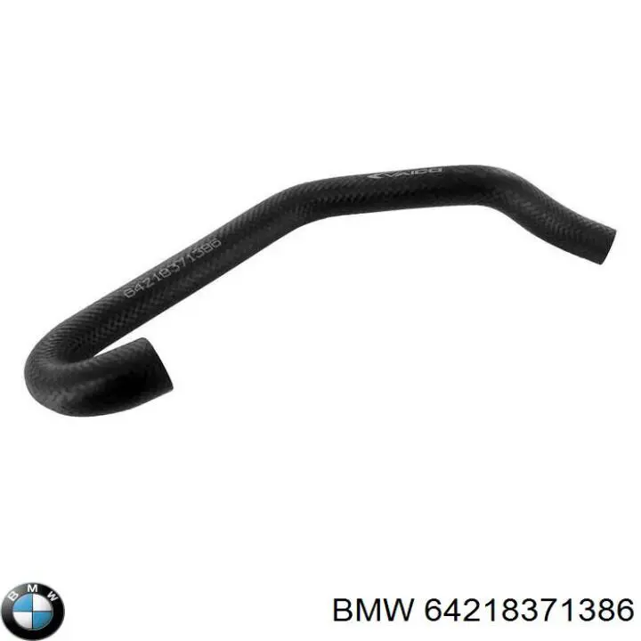 Шланг/патрубок системы охлаждения BMW 64218371386 цена, от 21.47 USD