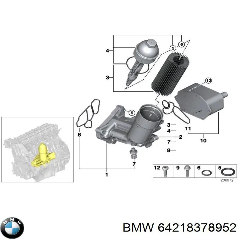  BMW 64218378952
