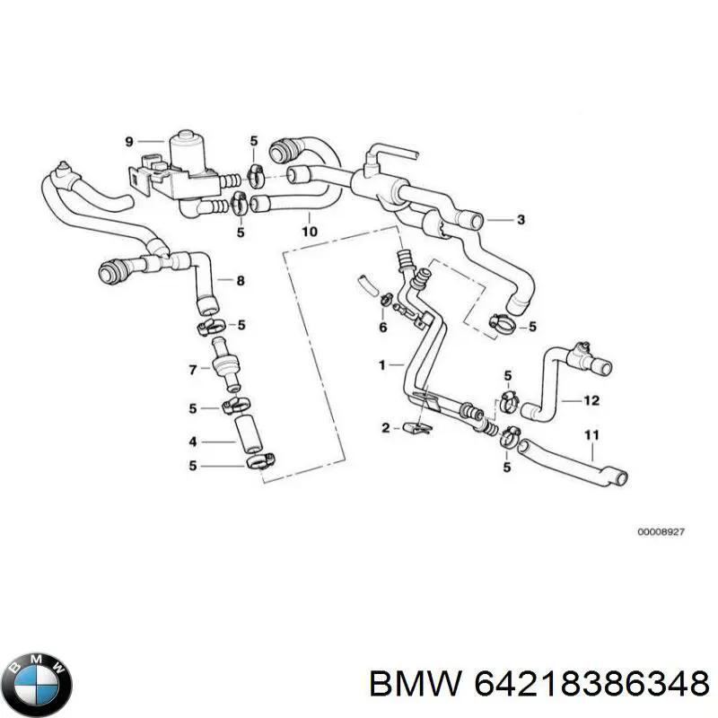  64218386348 BMW