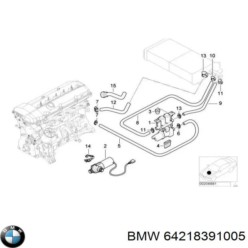 64218391005 BMW 