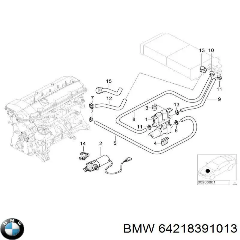  64218391013 BMW