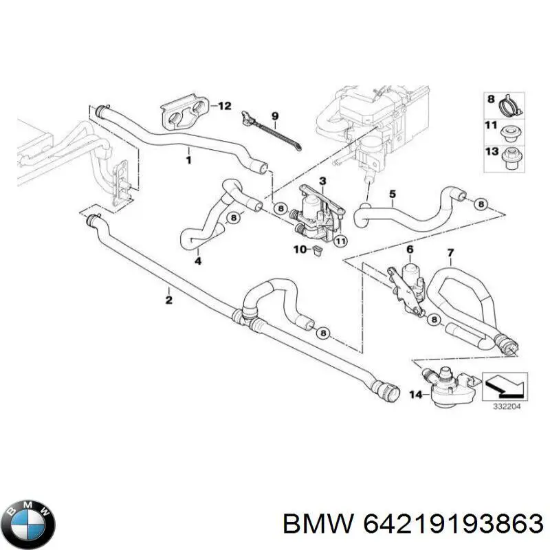 64219193863 BMW 