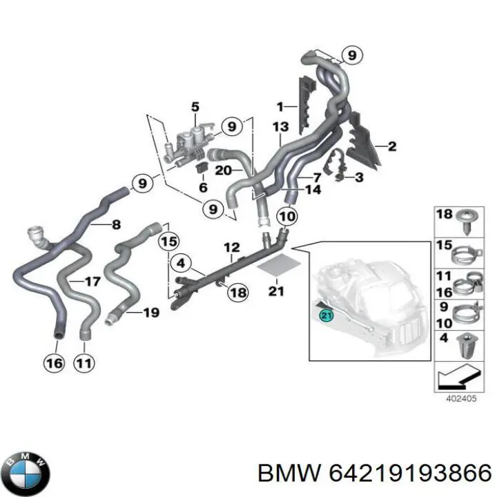 64219193866 BMW 
