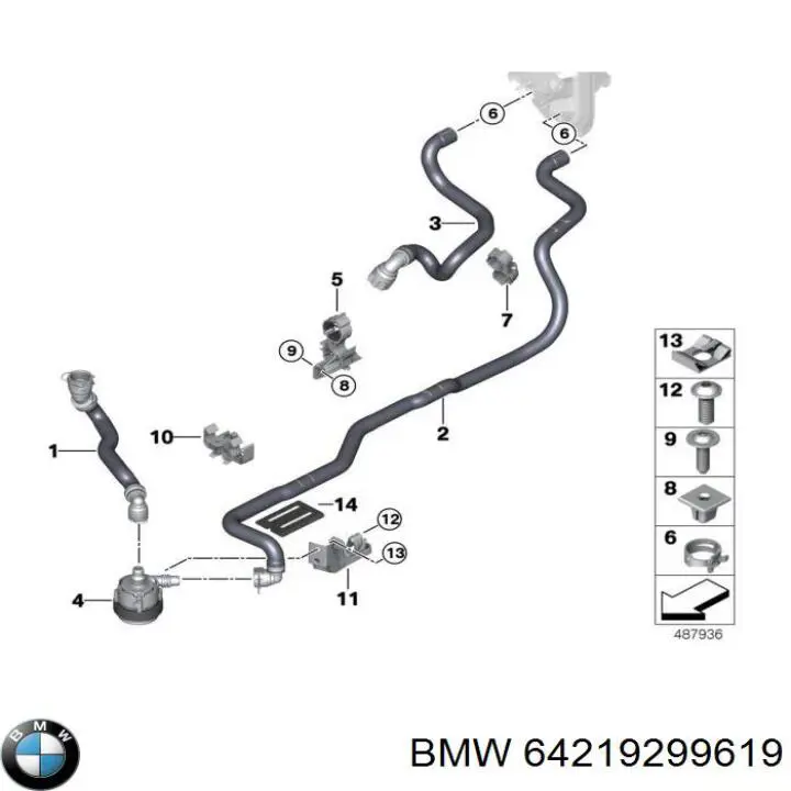  64219299619 BMW