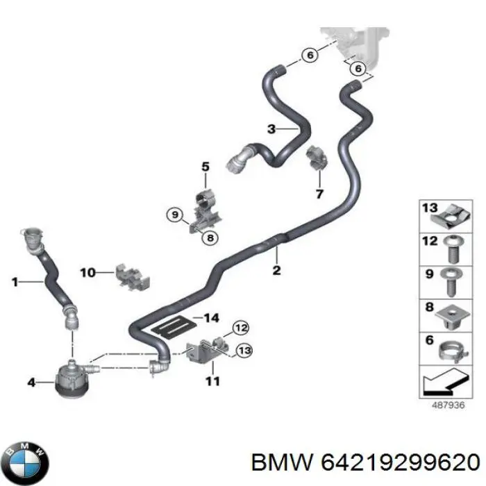  64219299620 BMW