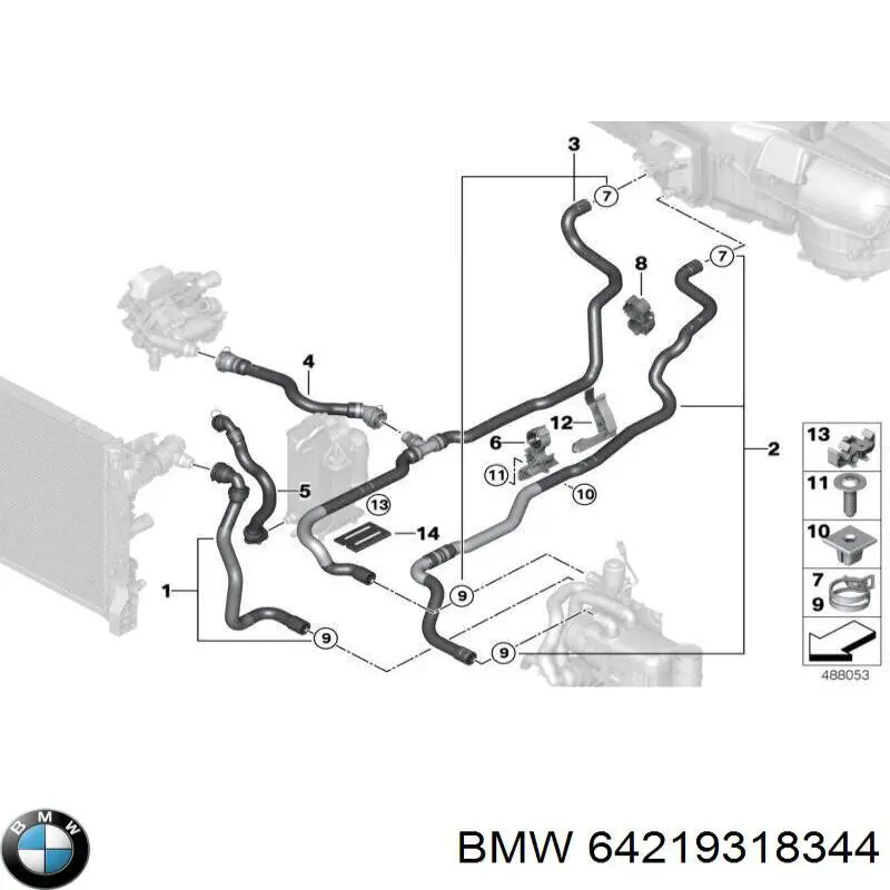  64219318344 BMW