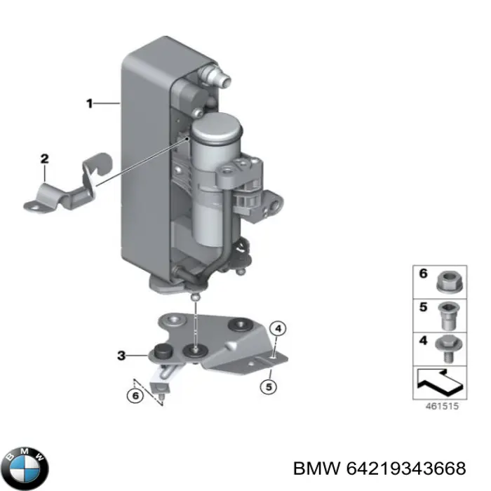  BMW 64219343668 цена, от 11.31 USD