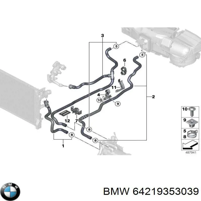 64219353039 BMW 