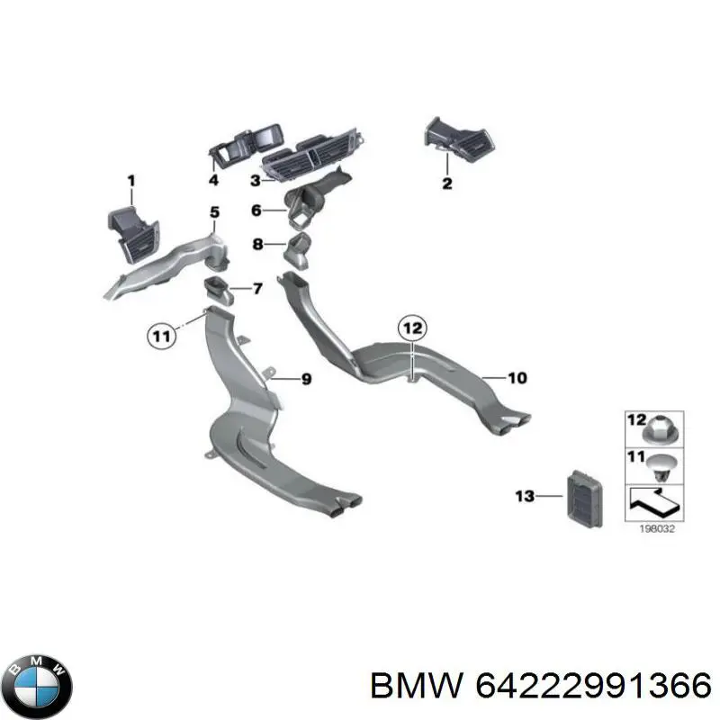 64222991366 BMW 