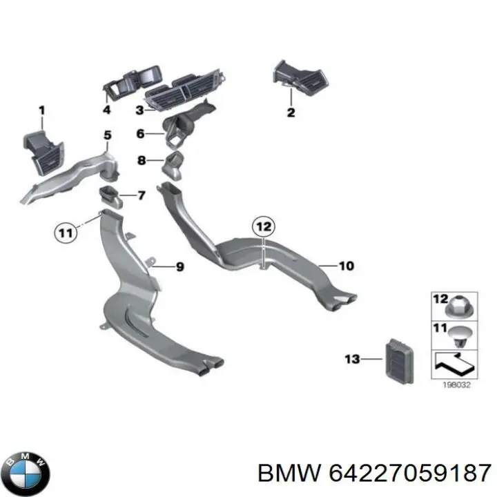  BMW 64227059187 цена, от 12.98 USD