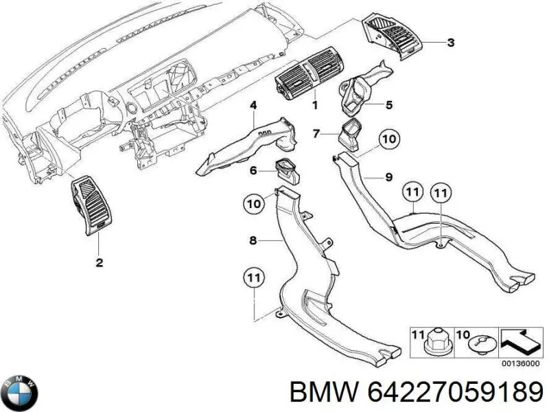  64227059189 BMW