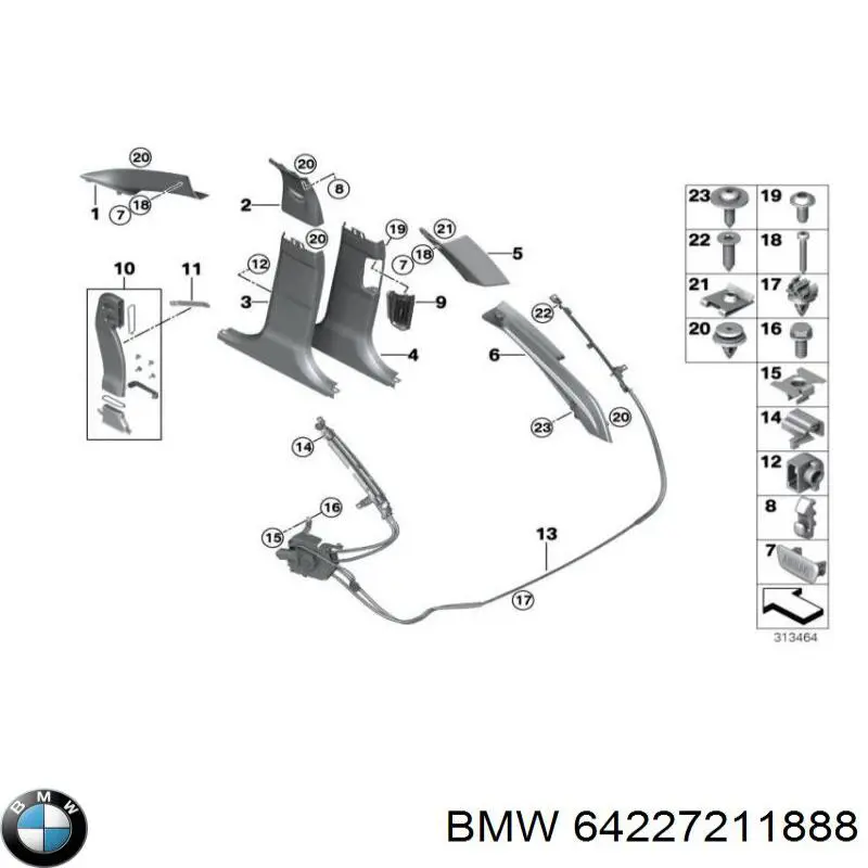  64227211888 BMW