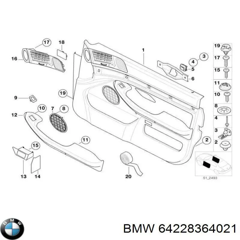  64228364021 BMW