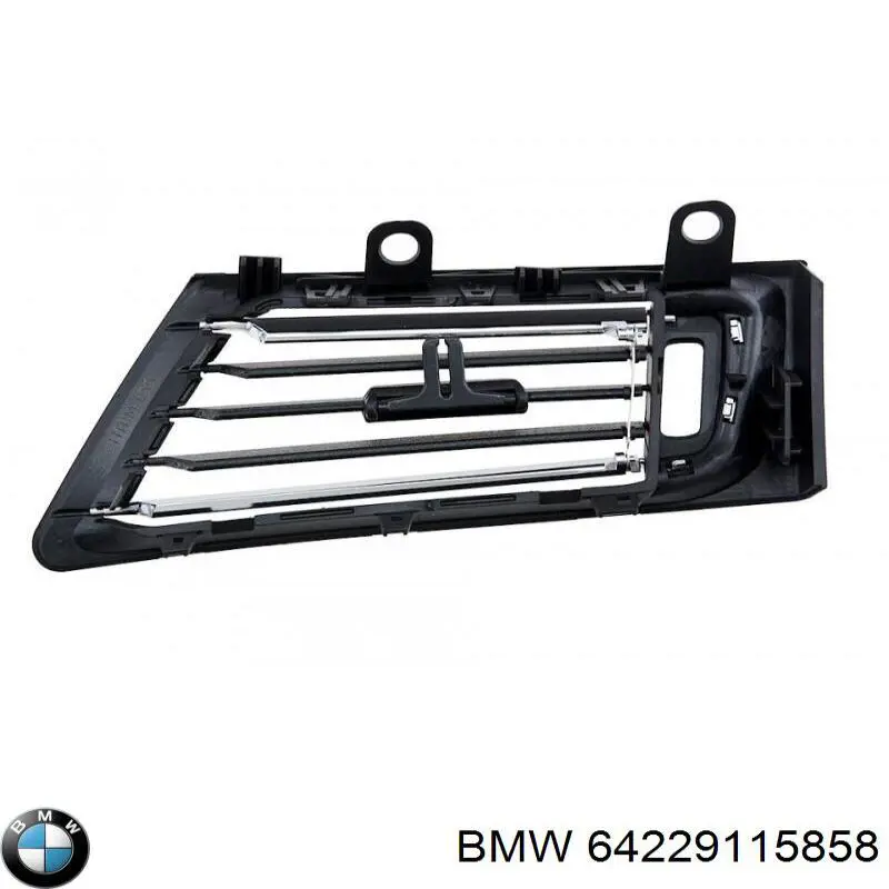 Решетка вентиляции салона на "торпедо" правая BMW 64229115858 цена, от 34.64 USD