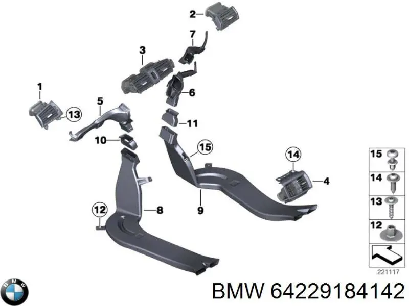 64229184142 BMW 