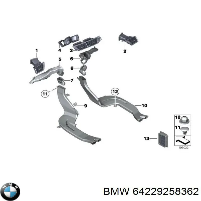  BMW 64229258362 цена, от 22.18 USD