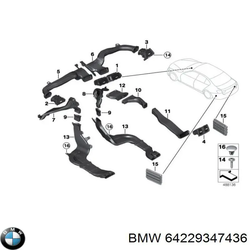  64229347436 BMW