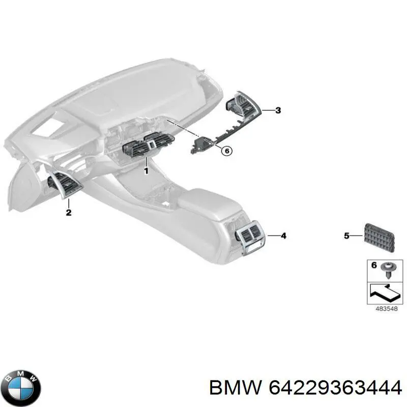 64229363444 BMW 