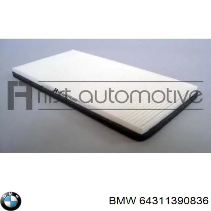 Фильтр воздушный отопителя BMW 64311390836 цена, от 7.34 USD