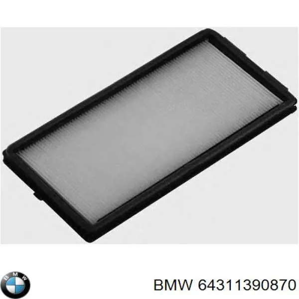 Фильтр воздушный отопителя BMW 64311390870 цена, от 6.93 USD