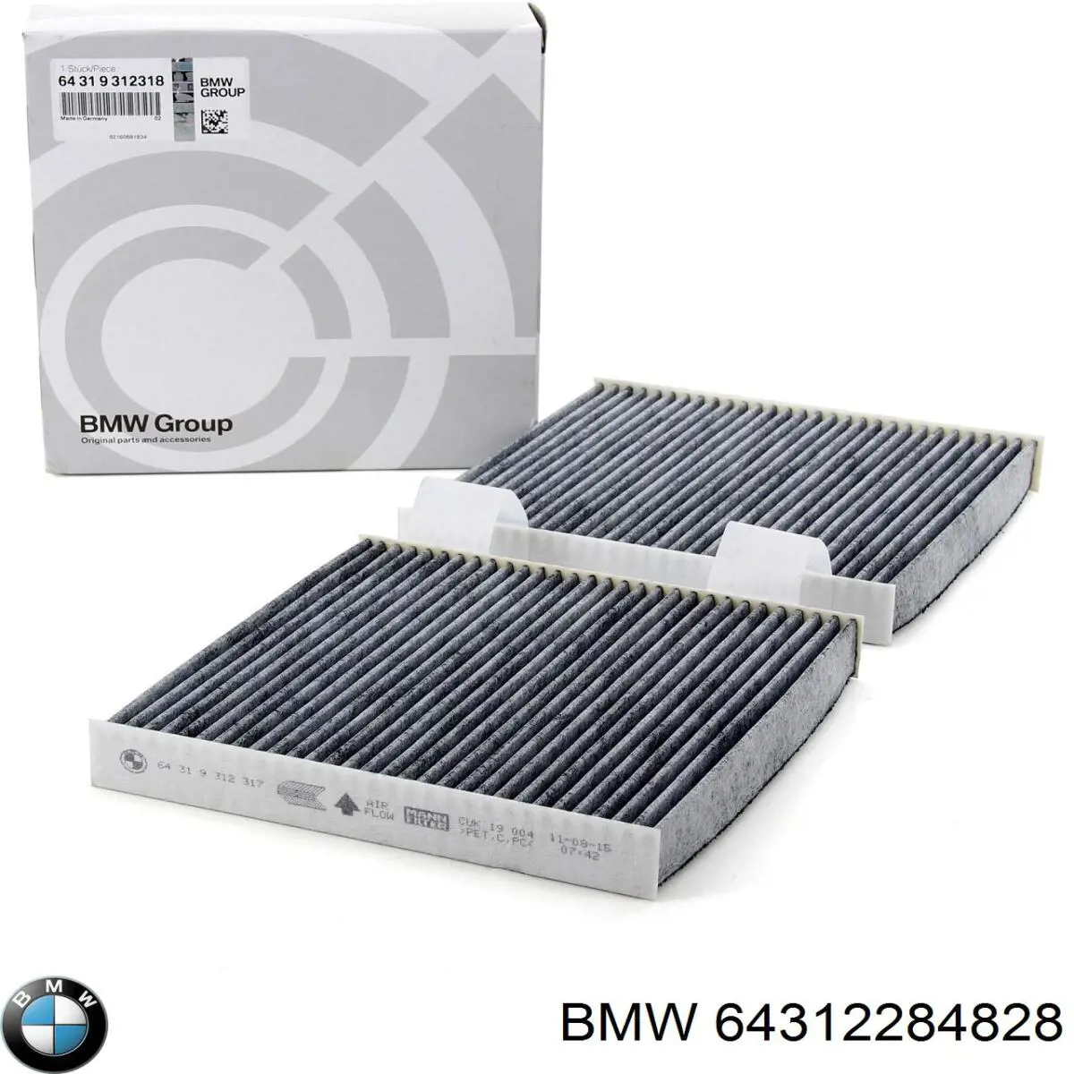 Фильтр воздушный отопителя BMW 64312284828 цена, от 60.04 USD
