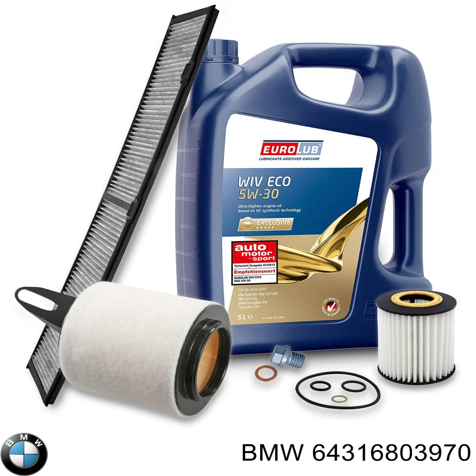 Купить 64316803970 BMW Фильтр салона угольный