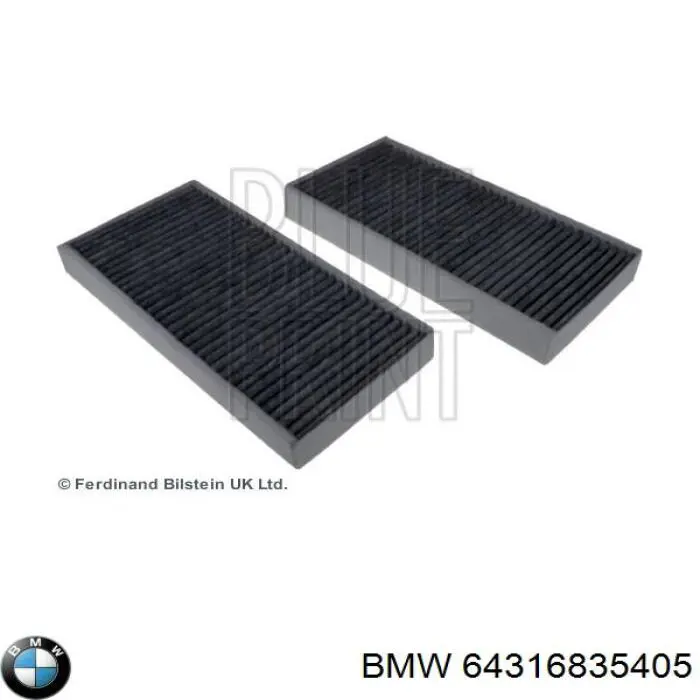 Filtro de salão BMW 64316835405 preço, a partir de 41,29 USD
