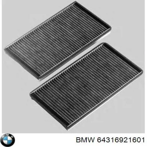 Фильтр воздушный отопителя BMW 64316921601 цена, от 5.56 USD