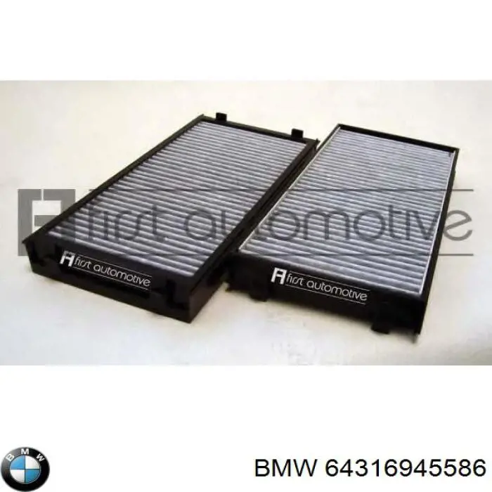 Фильтр воздушный отопителя BMW 64316945586 цена, от 35.83 USD