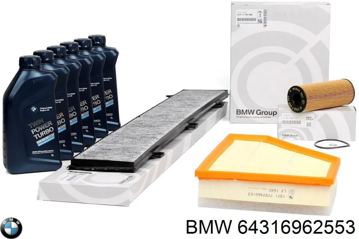 Фильтр воздушный отопителя BMW 64316962553 цена, от 20.14 USD