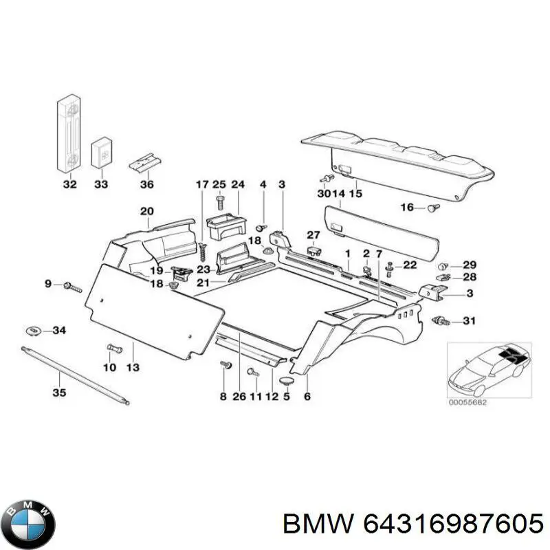  64316987605 BMW