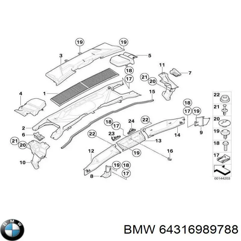  64316989788 BMW