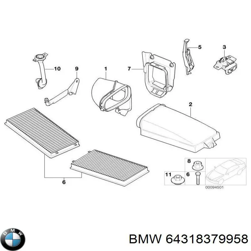 64318379958 BMW 