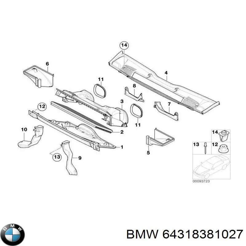 64318381027 BMW 