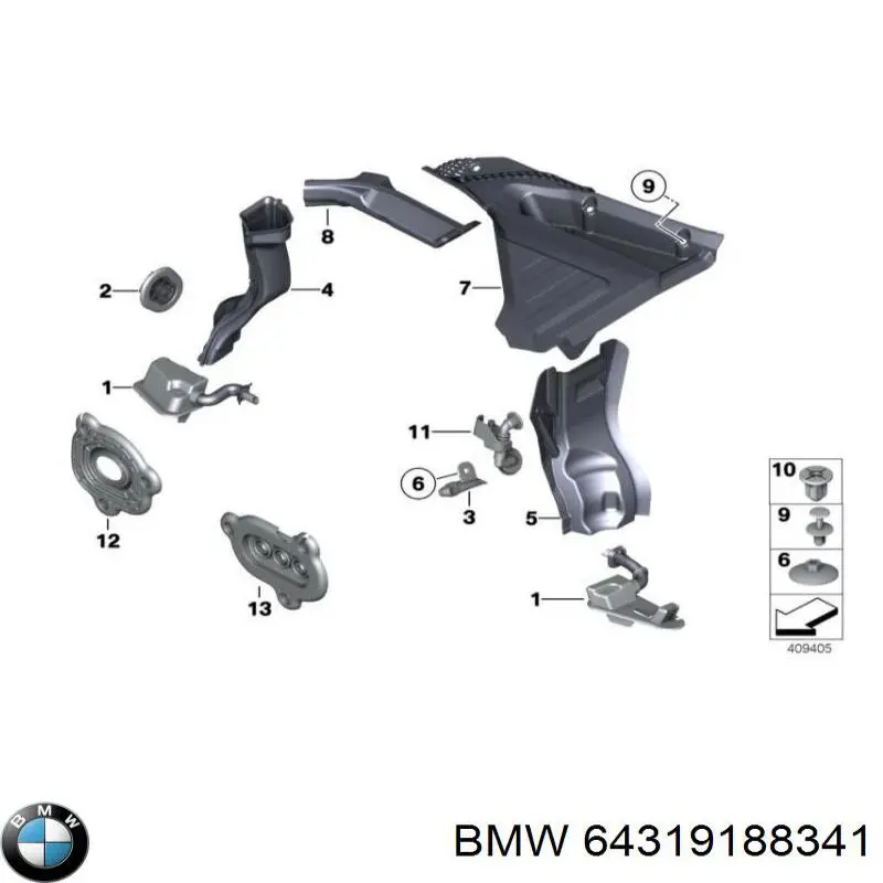  64319188341 BMW