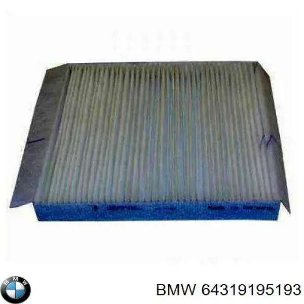 Фильтр салона 64319195193 BMW
