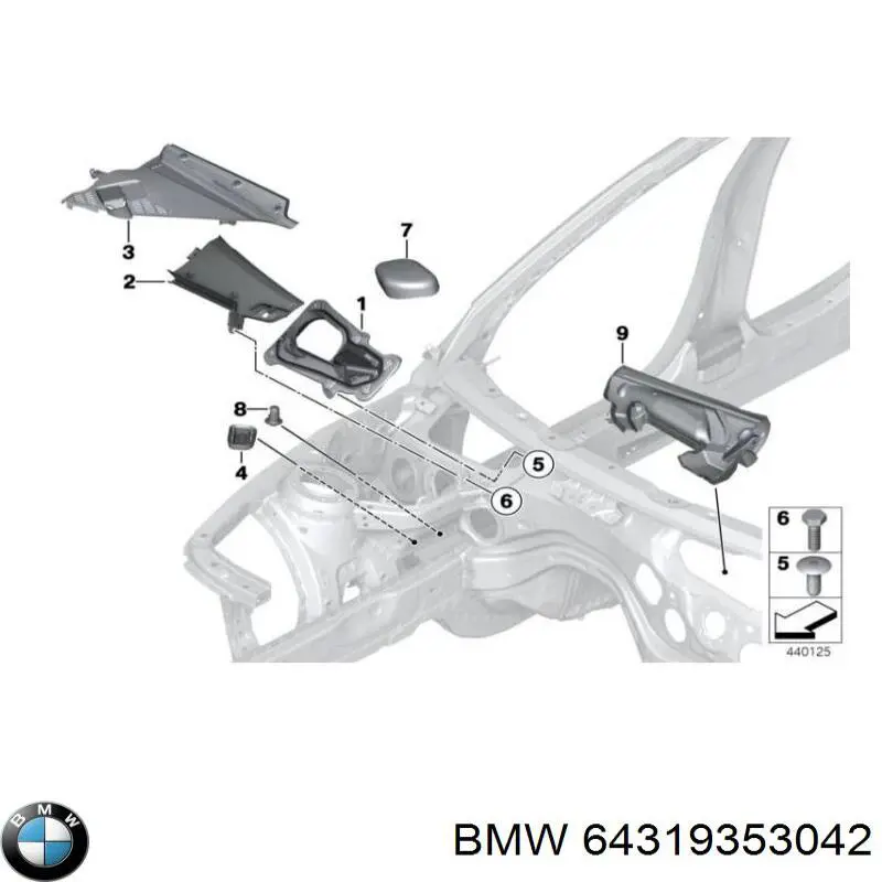 64319353042 BMW 