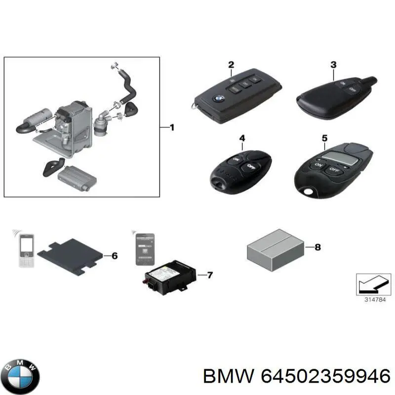  64502359946 BMW