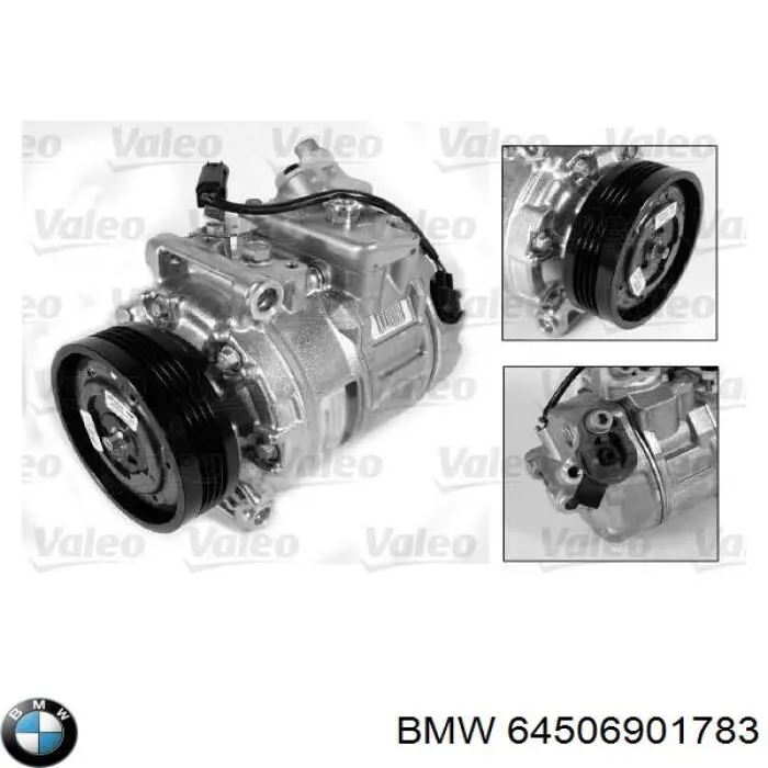 Компрессор кондиционера 64506901783 BMW