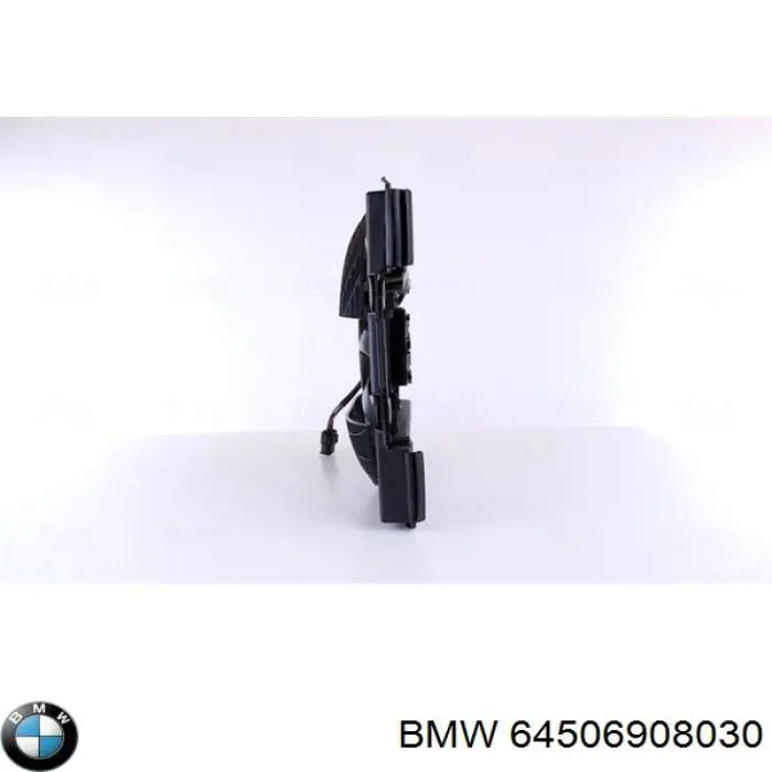 64506908030 BMW Диффузор радиатора кондиционера, в сборе с крыльчаткой и мотором