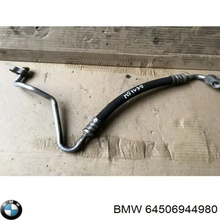 64506944980 BMW mangueira de aparelho de ar condicionado, desde o compressor até o radiador