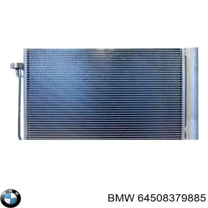 64508379885 BMW радиатор кондиционера